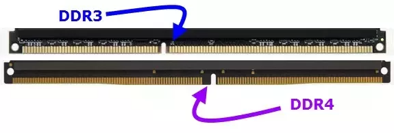 Slika DDR4 i DDR3 razlike